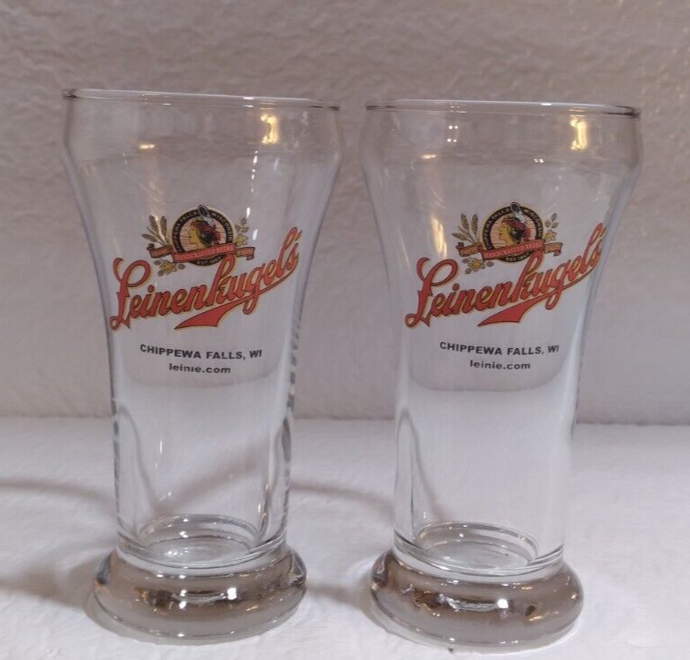 (2) Leinenkugel’s Beer 5 1/8” Sham Glass, Chippewa Falls WI, Pilsner eBay