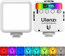 Ulanzi VL49 RGB LED Video Vlog Fill Light Phone Camera Photography Pocket Light