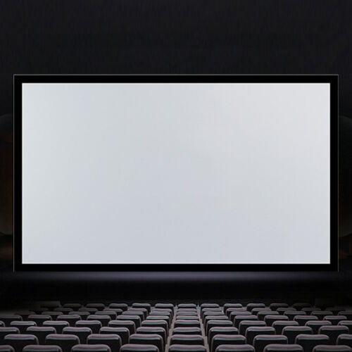 135" Inch Fixed Aluminum Frame Projector Screen Home Theatre HD TV Projection US