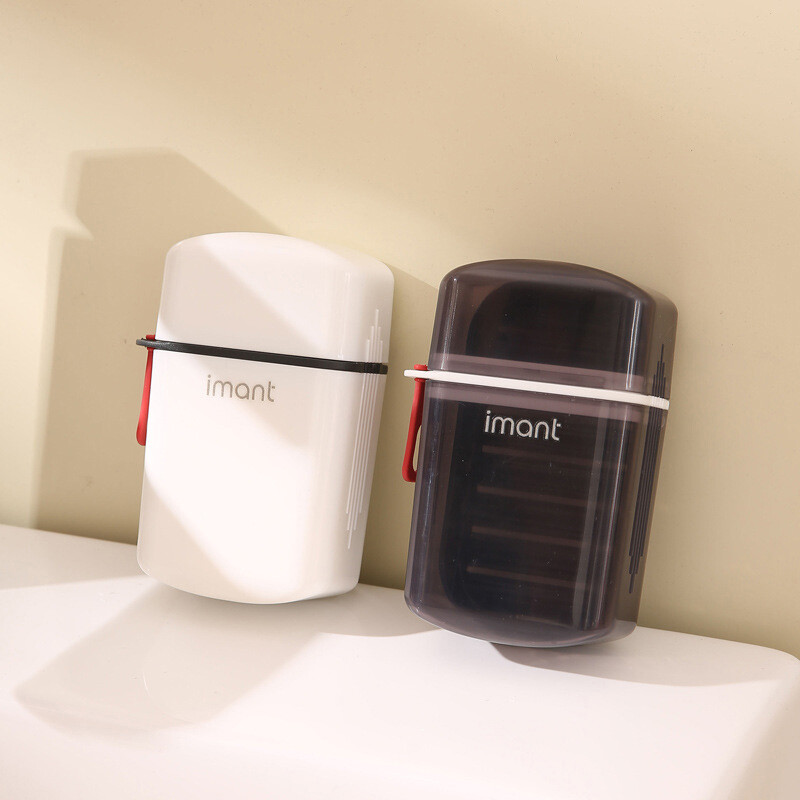 Portable Soap Dishes With Drain Water Sealed Storage Box Travel Home Soap Box