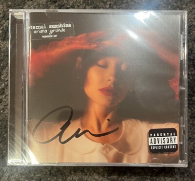 signed eternal sunshine cd - autographed by ariana grande | eBay