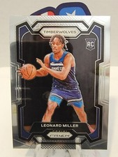 2023-24 Panini Prizm Rookie Leonard Miller Rookie Minnesota Timberwolves #155