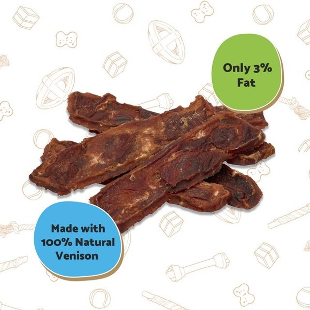 Good Boy Pawsley & Co Chewy Venison Steaks Dog Treats 80g Case of 12