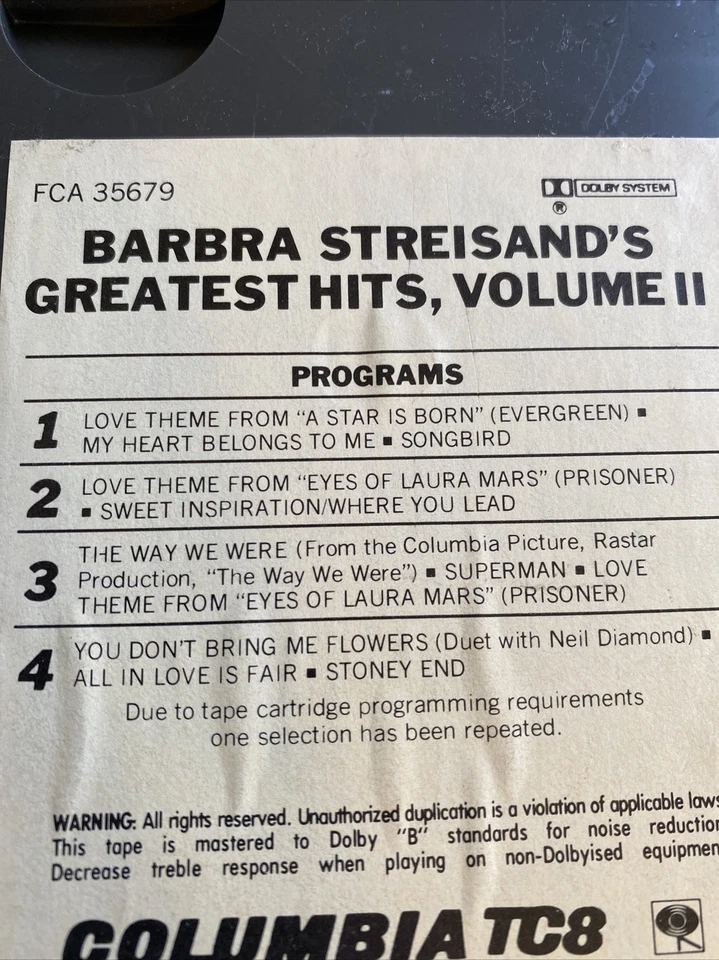 70’s Folk + Misc. Genres 6 Tape Lot Music Vintage 8-Track Cassette - Image 2 of 2