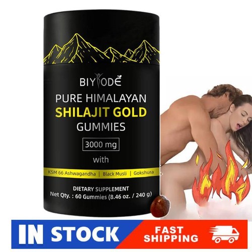 Pure Himalayan-Shilajit Gummies Immune Support with Ashwagandha-60X-