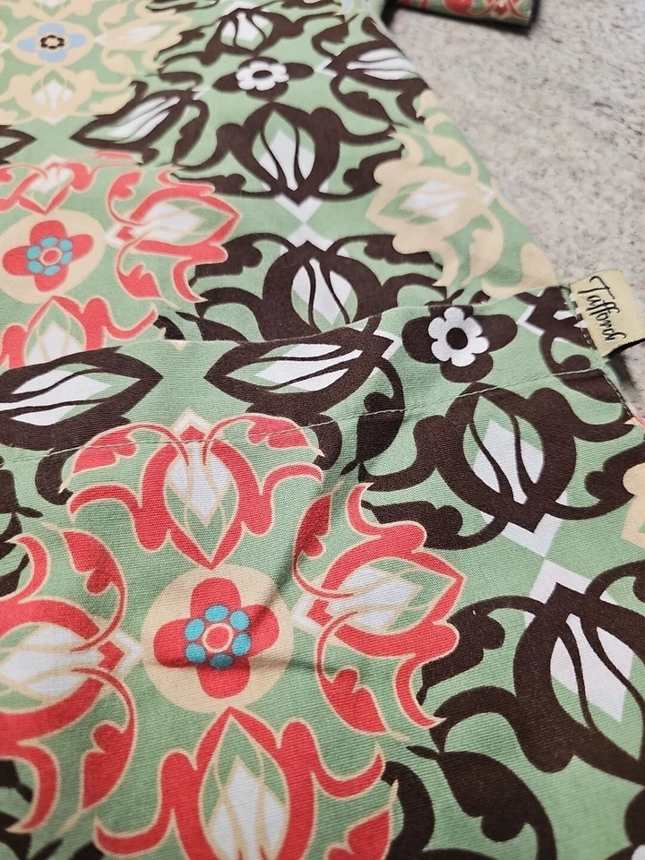 Blusa Médica Estampada Geométrica Verde Tafford Para Mujer Talla Desconocida Foto 2 de 4