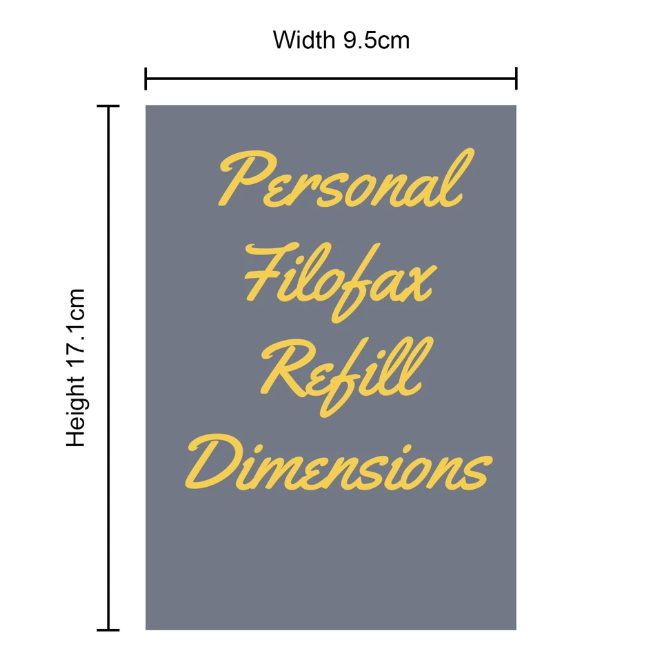 Filofax Personal Organiser Paper Inserts Refills - Choose from FULL UK Range - Image 3 of 3