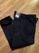 Gerry Venture Fleece Lined Pants, Zip Pockets, Stretch, Black Men  s 36x30, NEW