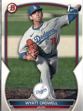 2023 Bowman Draft #BD-63 Wyatt Crowell