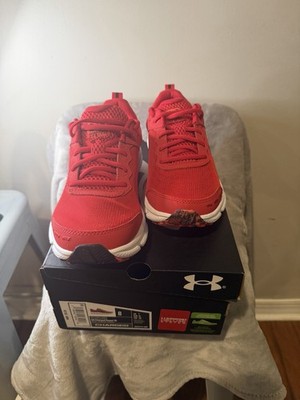 Size 8 - Under Armour Charged Assert 10 Red Black