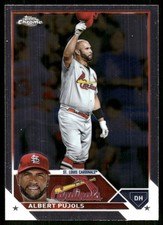 Albert Pujols 2023 Topps Chrome #143 Cardinals MLB READ FREE SHIP AutographDen