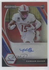 2021 Panini Prizm Draft Picks Red 119/199 Kawaan Baker #DPA-KAW Auto 0c6