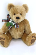 Vintage Laurie Sasaki Bearrie Patch 14" Artist Teddy Bear CORKY Ltd Ed 8/50