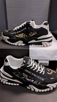 VERSACE JEANS COUTURE Sneakers 78YA3SI5 ZSC57 Colore G89 NEW