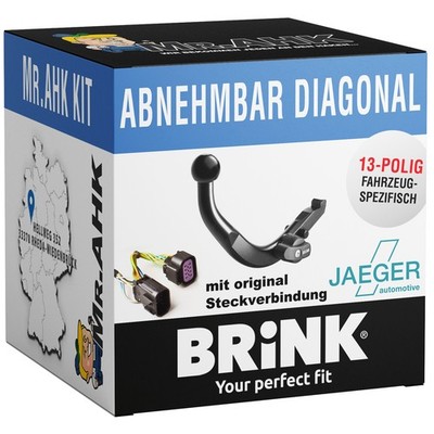 Für Ford Transit/Tourneo Connect 14-18 Brink Anhängerkupplung abnehmbar +13polig