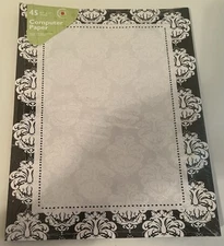 Computer paper decorative  by JOT trendy 45 pages NEW Black And White