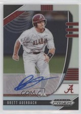 2020 Panini Prizm Draft Picks Silver Prizm Auto Brett Auerbach #PDP160 Auto 1b3