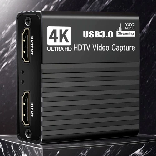 4K-HDMI-Capture-Karte 1080P 60 FPS Audio-Video für Nintendo Switch/PS5/PS4/Xbox