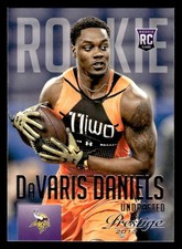 2015 Panini Prestige #223 DaVaris Daniels Rookie Card Minnesota Vikings. rookie card picture