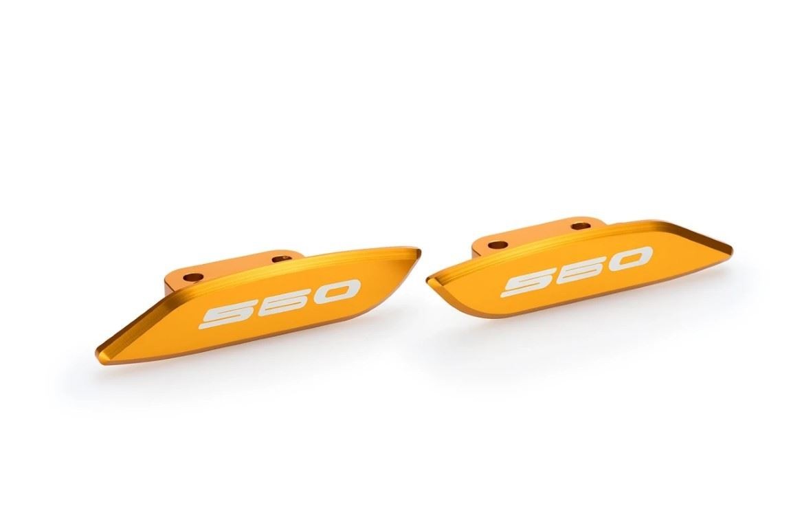 Puig Gold Aluminium Mirror Caps Yamaha TMAX 560 2020-2021