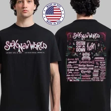 Sick New World Festival 2026 Las Vegas Lineup Two Sided T-Shirt Unisex All Sizes