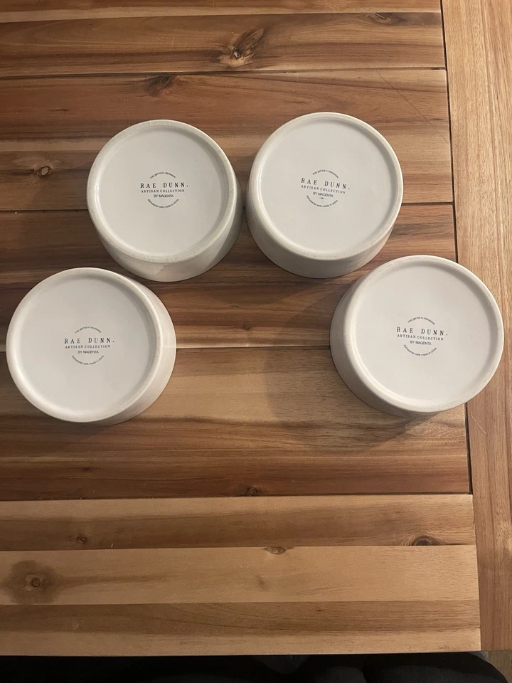 Ray Dunn Pet Food and Water Bowl — Set Of 4 - Image 2 of 2