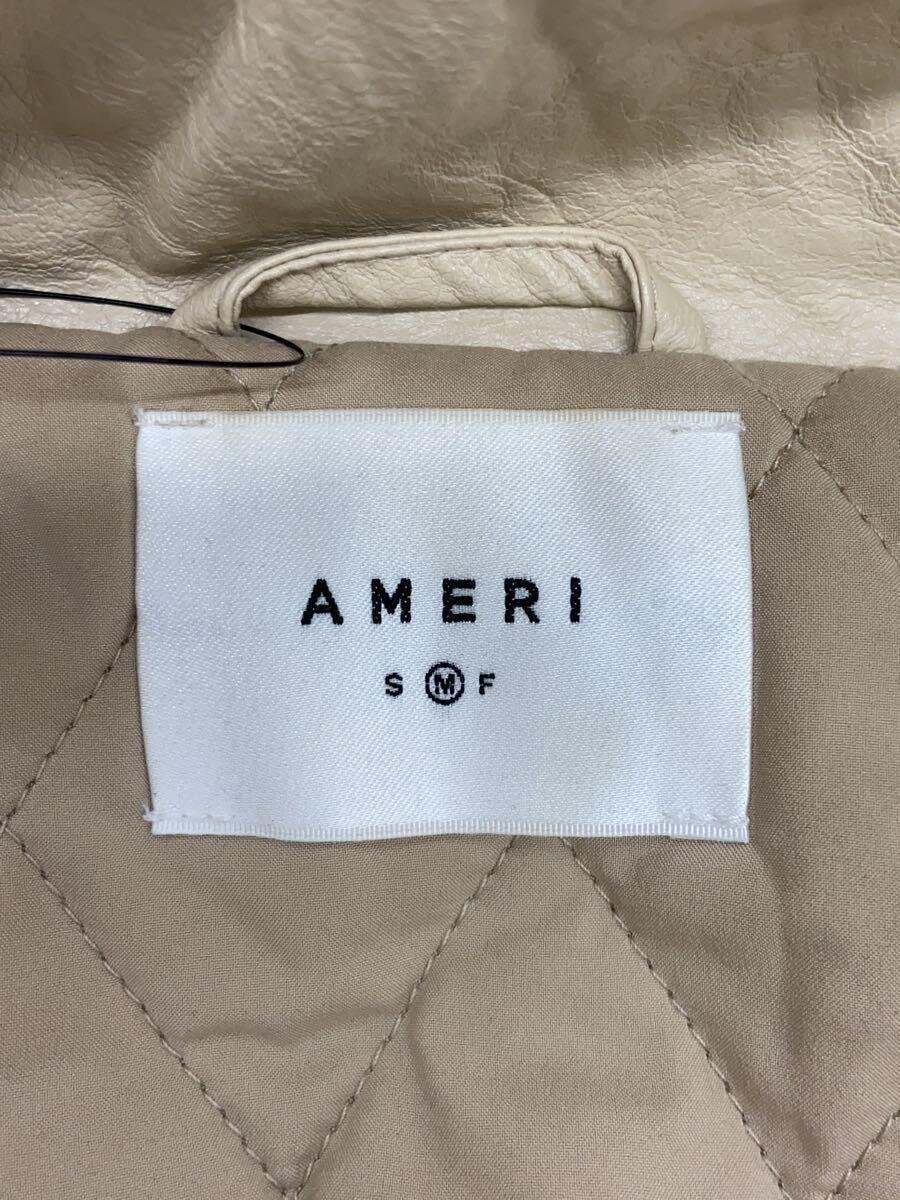 Ameri 23Aw/Pasting Leather Jacket/M/ Leather/Beg/… - image 3