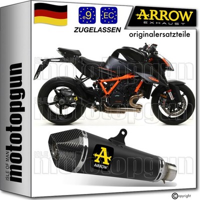 ARROW AUSPUFF ZUGELASSEN X-KONE NICHROM SCHWARZ C KTM 1290 SUPERDUKE R 2020 20
