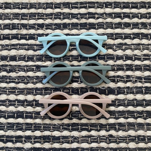 Toddler Baby Sunglasses Round Circle Retro Sunglasses 2/6 Y - Picture 2 of 4