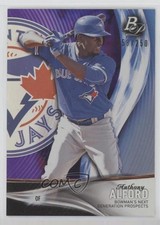 2016 Bowman Platinum Next Generation Prospects Purple 158/250 Anthony Alford 0b3