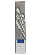 Villeroy & Boch Piemont Besteck Set 4-teilig Edelstahl Silber Elegant