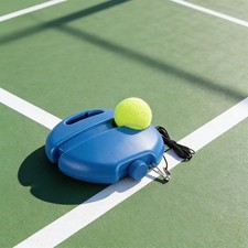 Water Fillable Tennis Rebound Trainer with Blue Base and Practice Balls