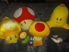 Nintendo Mario Kart Item Plushies Set of 9