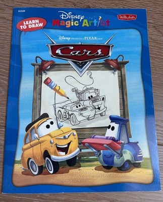 Cars Disney Pixar Magic Art Learn To Draw Book By Walter Foster ( 2006, Perfect)