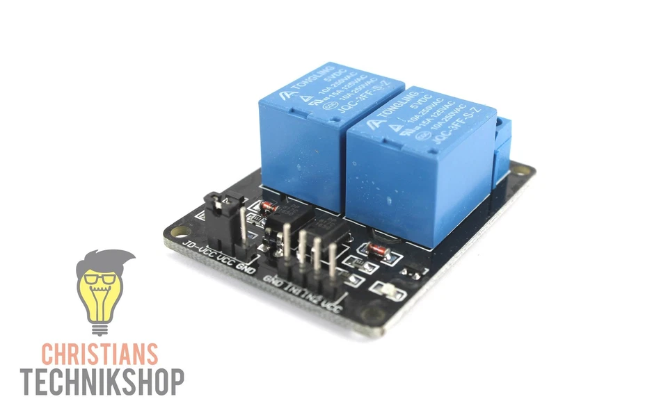 2-Kanal 5V Relay / Relais Modul 10A - 250VAC - Bild 3 von 4