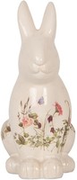 Clayre & Eef 6CE1959L Deko Kaninchen Beige Rosa 16X12X28 Cm