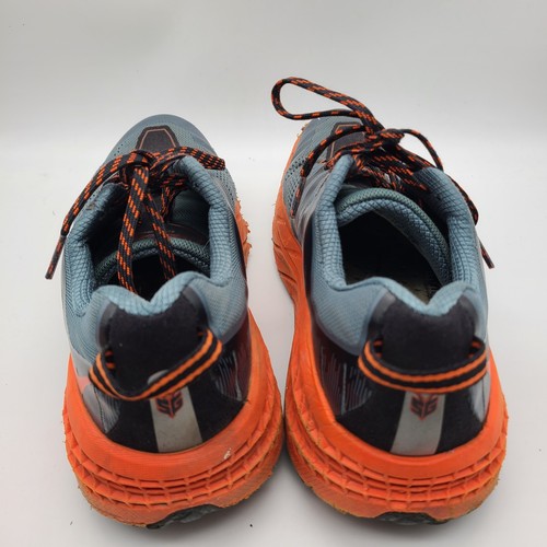 Hoka One One SpeedGoat 3 Trail Running Shoes Blue Orange Mens Size 10 - Picture 6 of 9