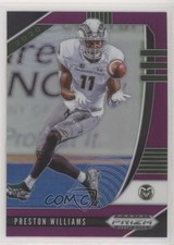 2020 Panini Prizm Draft Picks Purple Prizm Preston Williams #84 15d4