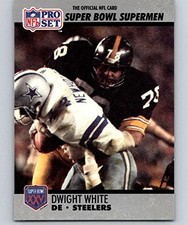 Dwight White with Robert Newhouse 1990 Pro Set Card 80