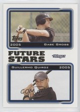 2005 Topps Future Stars Gabe Gross Guillermo Quiroz #329 li3