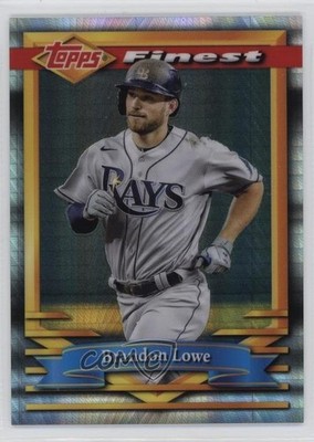 2021 Topps Finest Flashbacks Prism Refractor 16/35 Brandon Lowe #60 0lm4