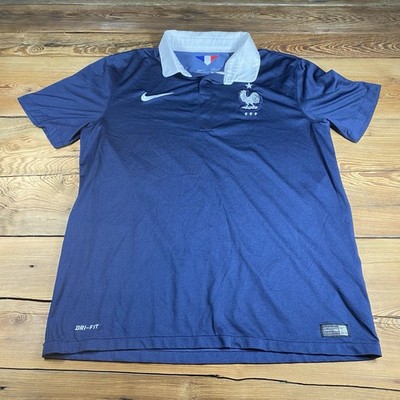 2014-2015 World Cup France Nike Authentic Home Kit Shirt Jersey