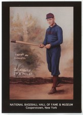 2001 RBall 19th Century Hall of Famers - Ed Delahanty Philadelphia Quakers