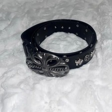 Chrome Hearts Studded Belt - Black, Brand New