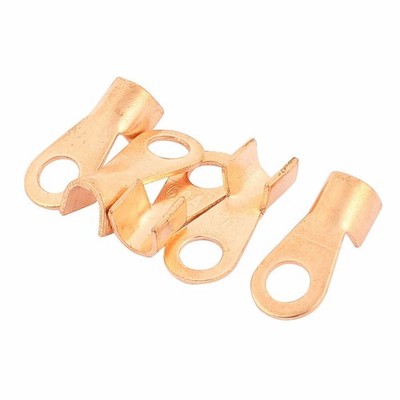 5 Pcs 60A Wire Ring Terminal Brass Electrical Connector 8mm Diameter  *pz