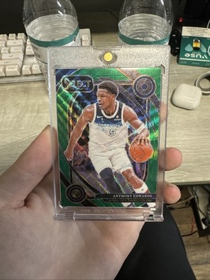2024-25 Select Anthony Edwards Courtside Green Wave /50 Bookend (50/50)
