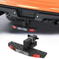 Tow Trailer Receiver Tow Hitch Step Bar Bumper Guard Receiver Wreflector Light