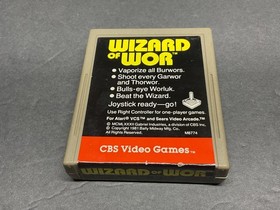 Atari 2600 Wizard Of Wor  Game and Manual  Tested