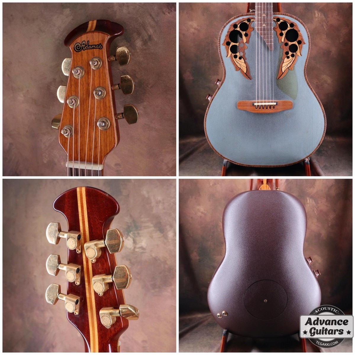 Ovation 1980 Adamas II 1681-8 Acoustic Guitar [AUTH] | eBay