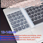 Universal Desktop Keyboard Protective Silicone Cover Protector Skin Clear Film